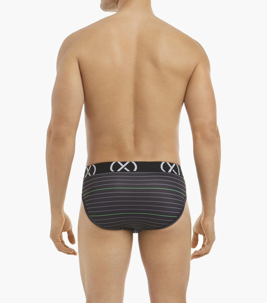 2(X)ist - (X) Sport Brief 3-Pack - Red/Navy/Stripe