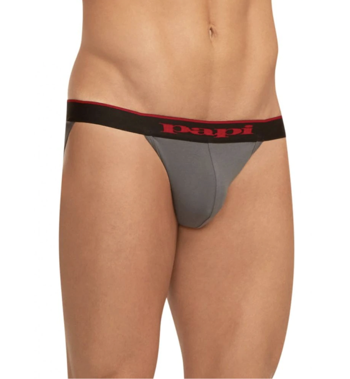 Papi - Stretch Cotton Jockstrap - Gray