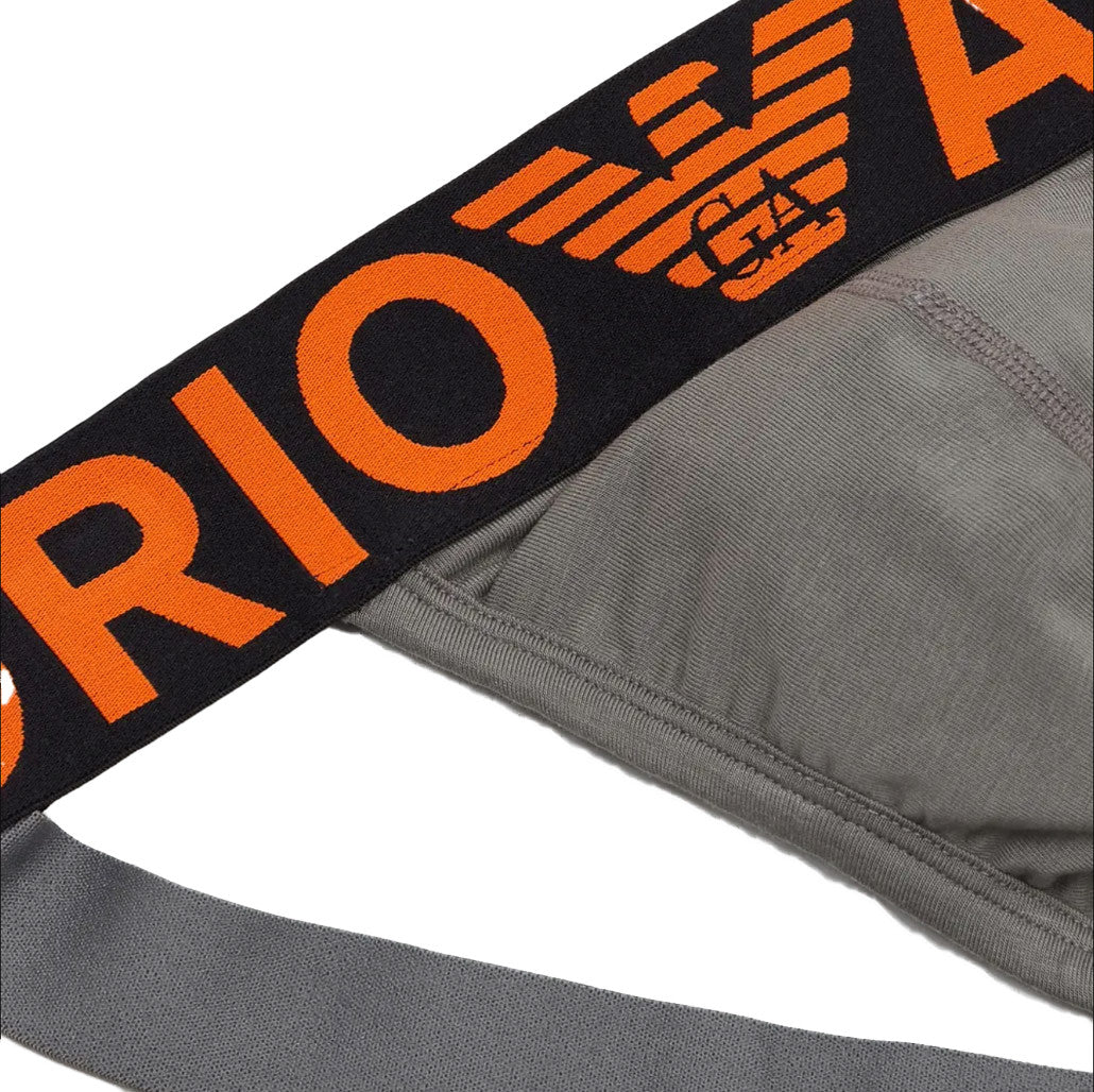 Giorgio Armani Emporio Armani - Mega Logo Jockstrap - Pewter