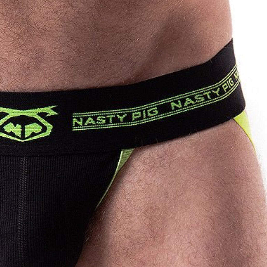 Nasty Pig - Core Jockstrap - Black/Acid Lime