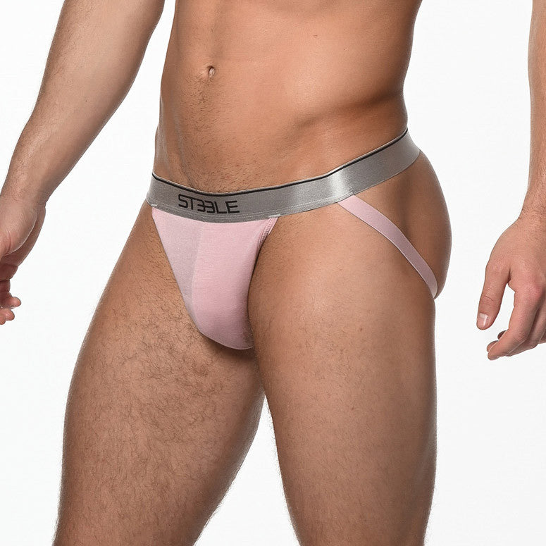 St33le - Bamboo Low Rise Jockstrap - Petal Blush