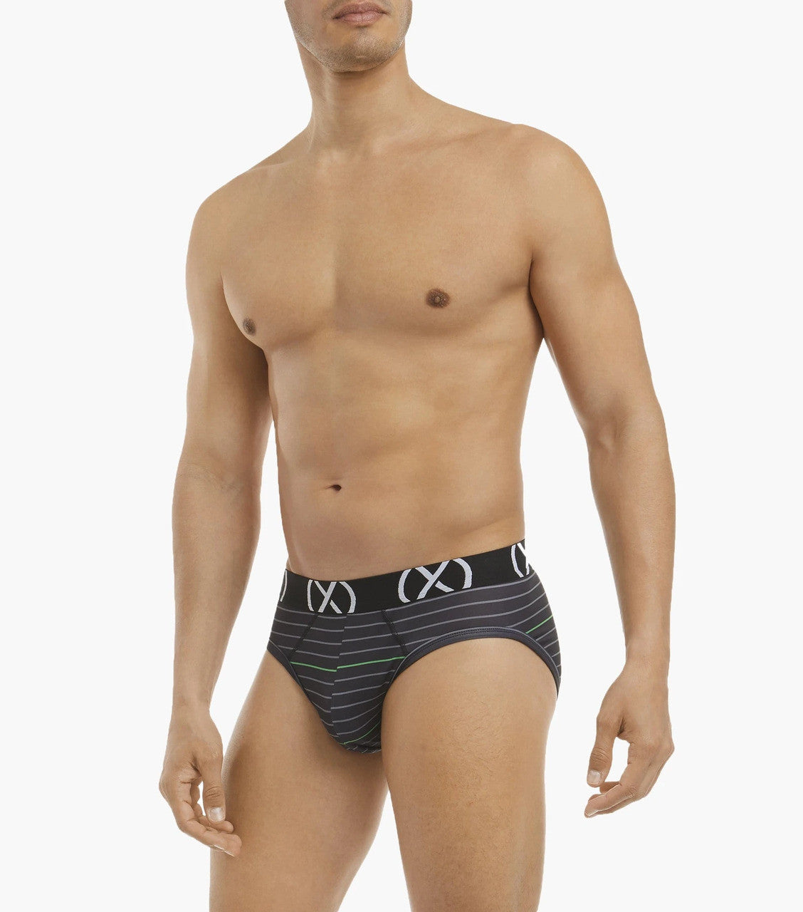 2(X)ist - (X) Sport Brief 3-Pack - Red/Navy/Stripe