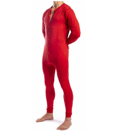 Jack Adams LumberJACK Union Suit - Red