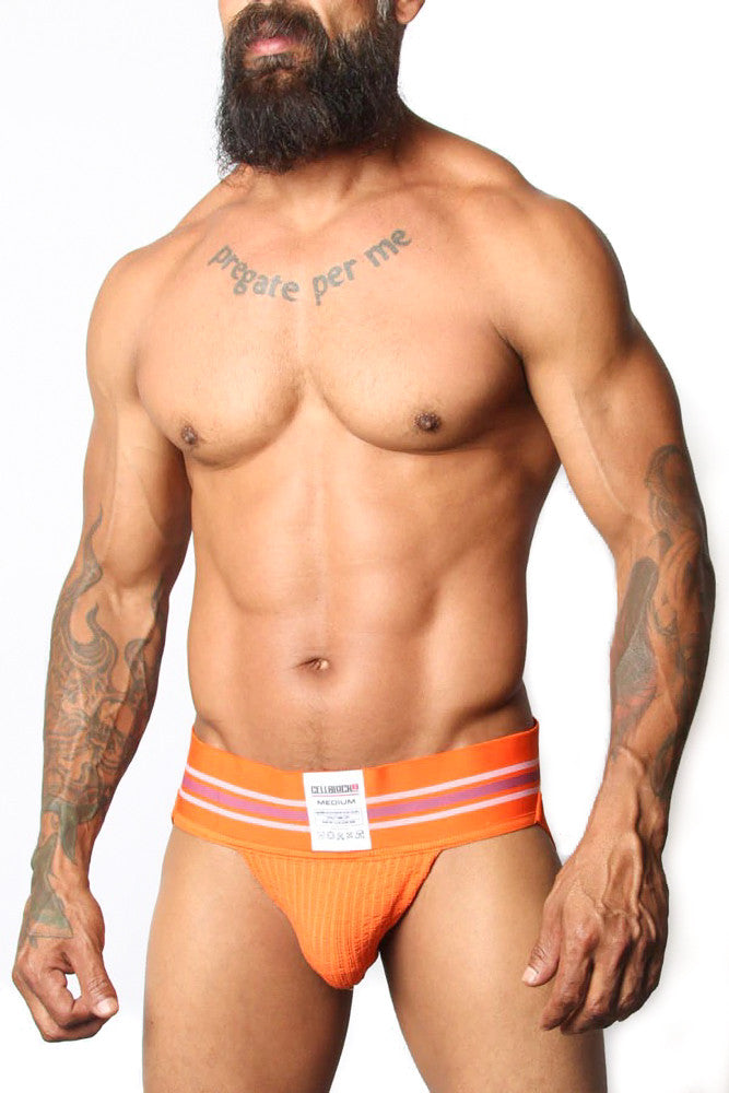 CellBlock 13 Tight End Jockstrap - Orange