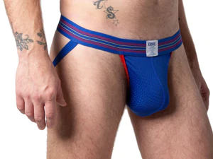 Bike Athletic Mesh Jockstrap - Royal Blue
