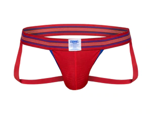 Bike Athletic Mesh Jockstrap - Red