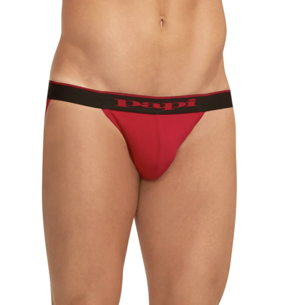 Papi - Stretch Cotton Jockstrap - Red