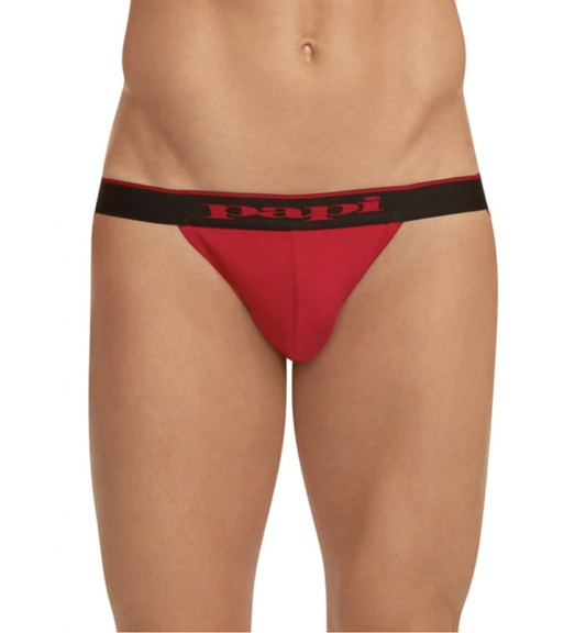 Papi - Stretch Cotton Jockstrap - Red