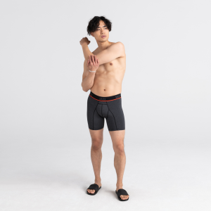 SAXX Kinetic HD - Boxer Brief - Gray Mini Stripe