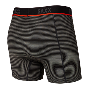 SAXX Kinetic HD - Boxer Brief - Gray Mini Stripe