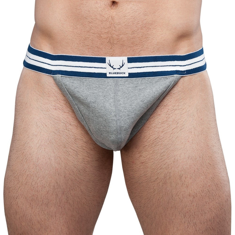 BlueBuck Grey Organic Cotton Jockstrap