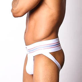 CellBlock 13 Tight End Jockstrap - White