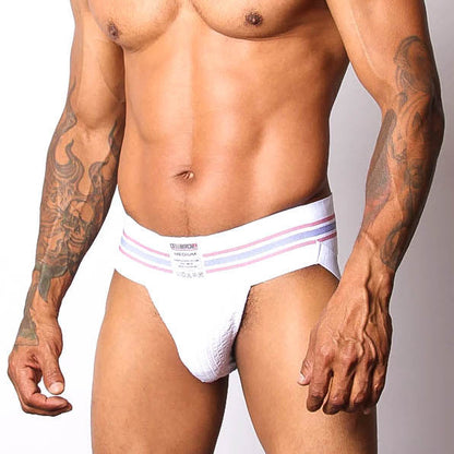 CellBlock 13 Tight End Jockstrap - White