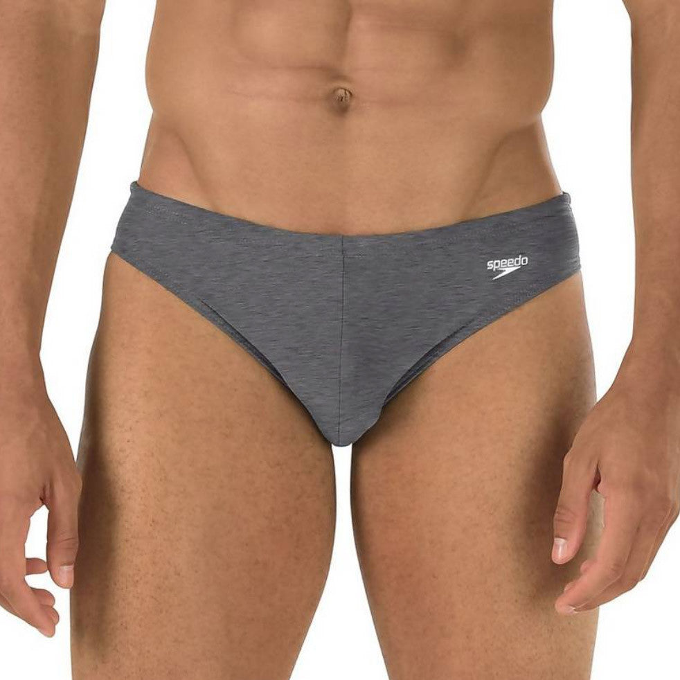 Speedo - Fitness Solar 1" Brief - Heather Gray