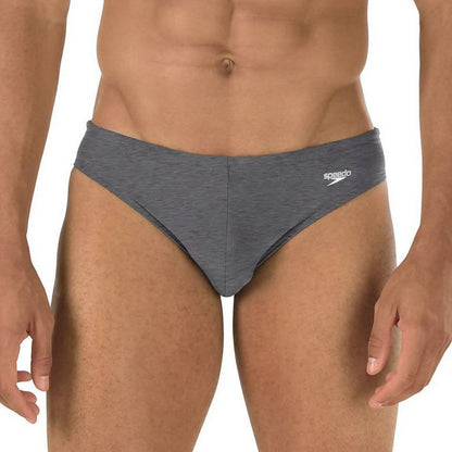 Speedo - Fitness Solar 1" Brief - Heather Gray
