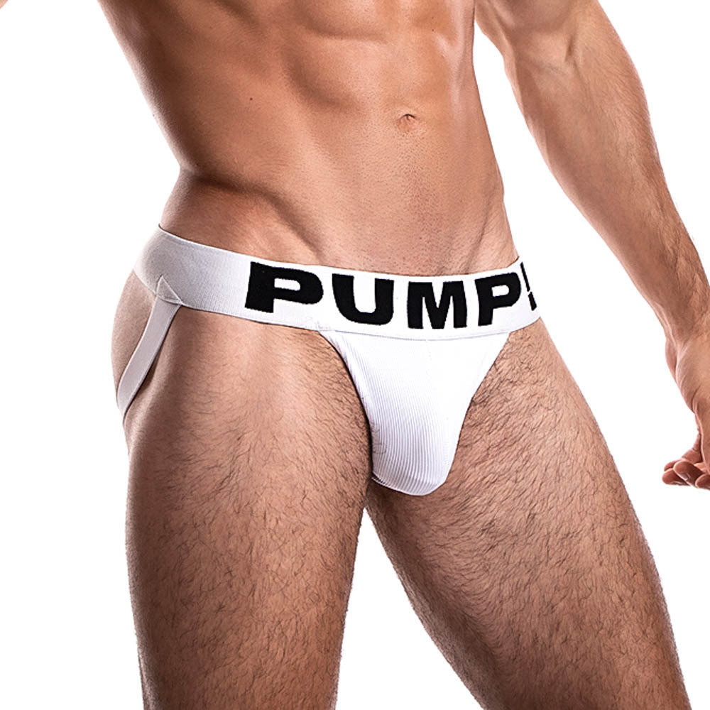 PUMP! White Jockstrap
