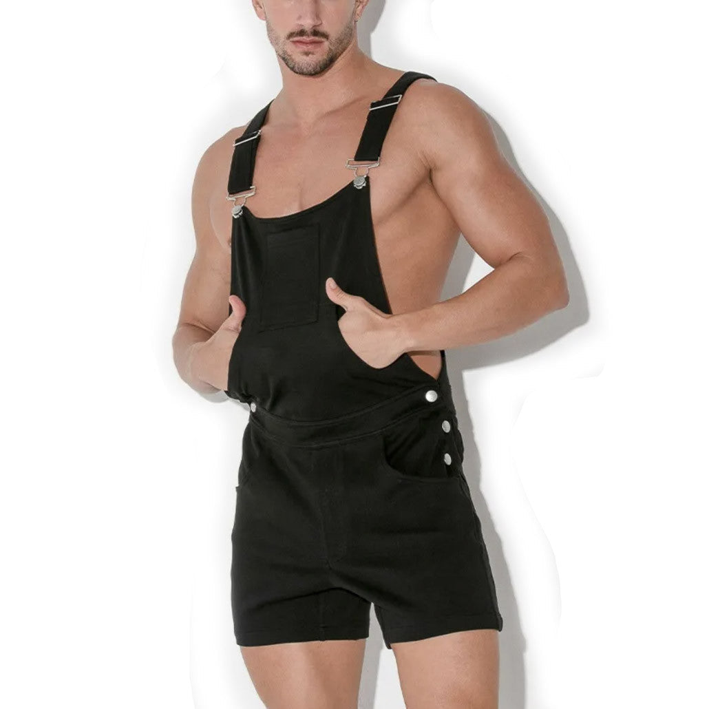 Code 22 - Overall Shorts - Black