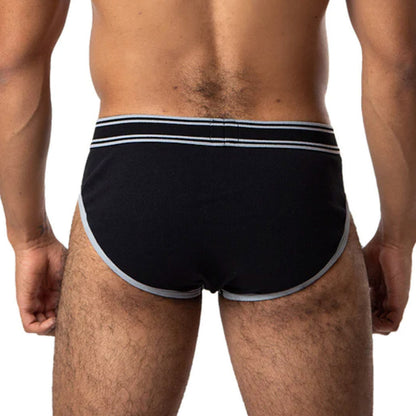 Nasty Pig - Y-Front Brief - Black/Grey