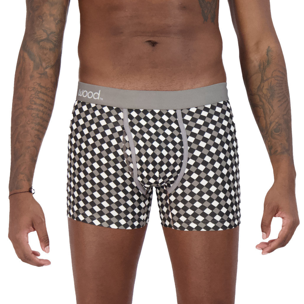 Wood - Boxer Brief W/ Fly - B/W Dimension