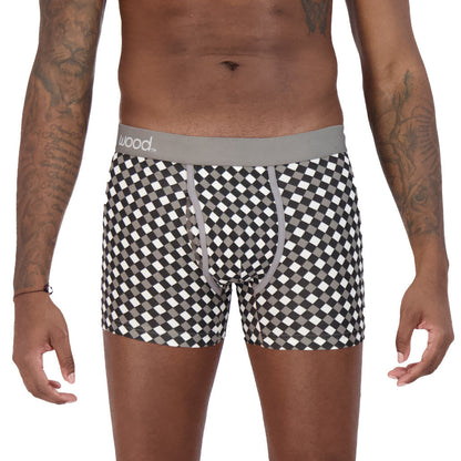 Wood - Boxer Brief W/ Fly - B/W Dimension