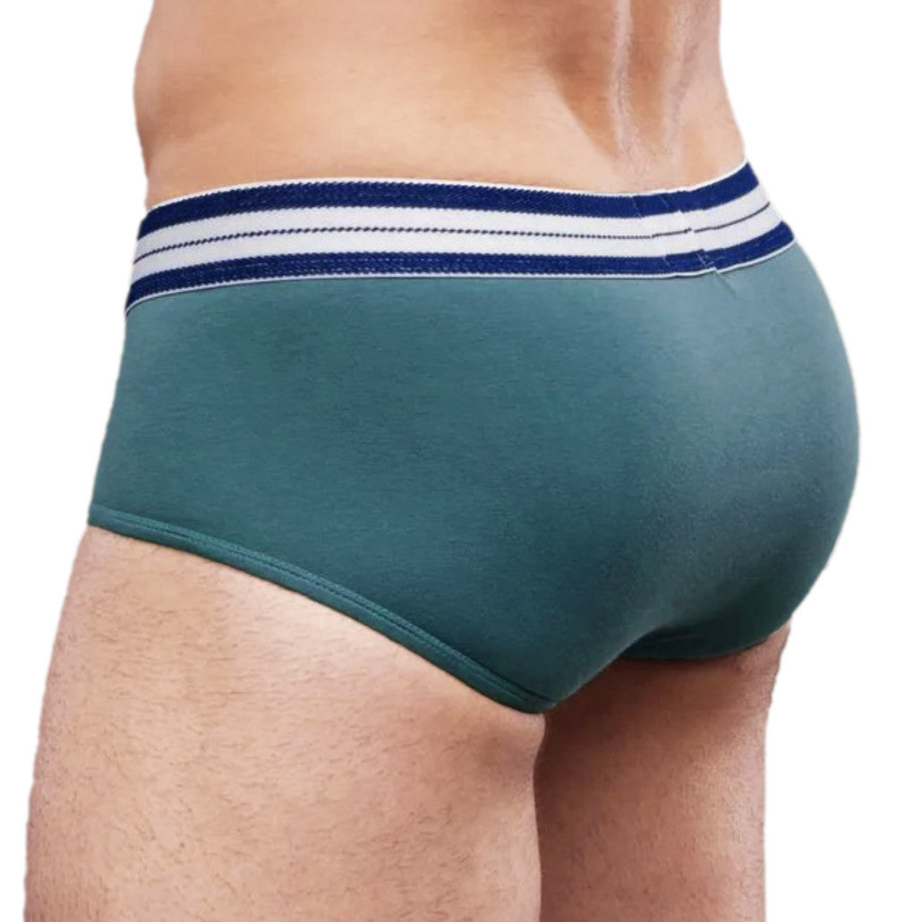 BlueBuck - Classic Organic Cotton Brief - Hydro Green