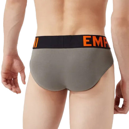 Giorgio Armani Emporio Armani - Mega Logo Brief - Pewter