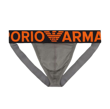 Giorgio Armani Emporio Armani - Mega Logo Jockstrap - Pewter