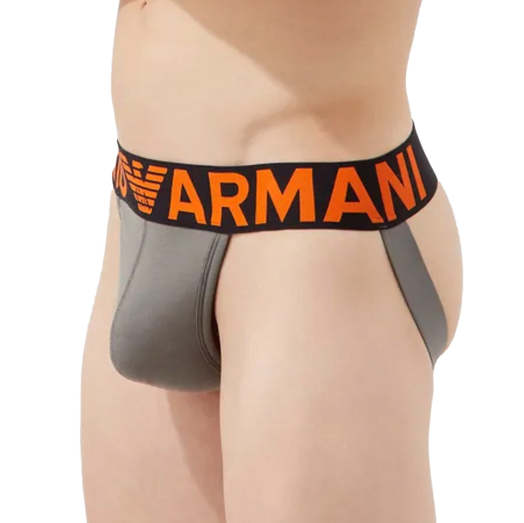Giorgio Armani Emporio Armani - Mega Logo Jockstrap - Pewter