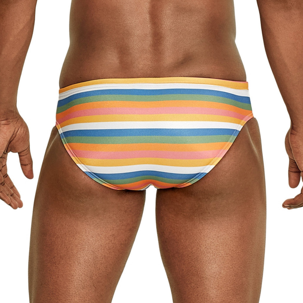 Speedo - Printed One Swim Brief - Vibe Stripe