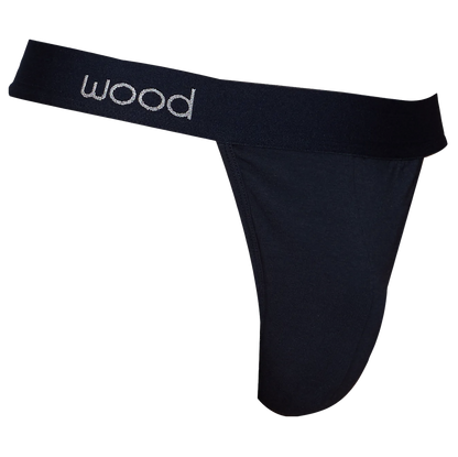 Wood - Specialty Thong - Black