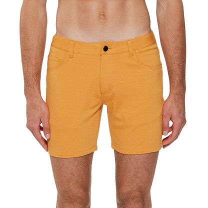 St33le 5" Stretch Knit Shorts - Apricot Peel