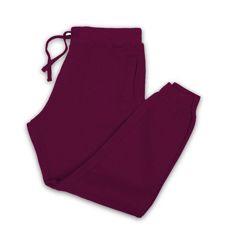 Three Layer - Fleece Joggers - White