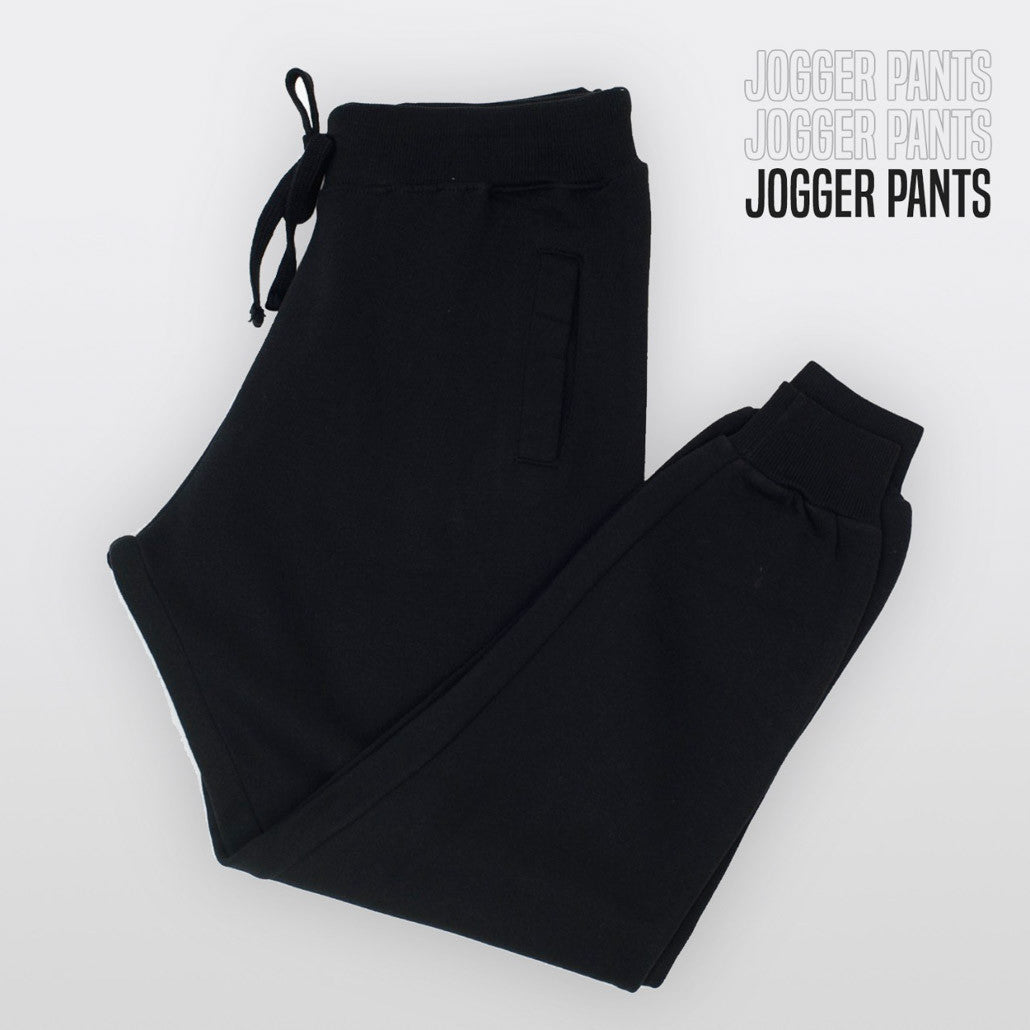 Three Layer - Fleece Joggers - White