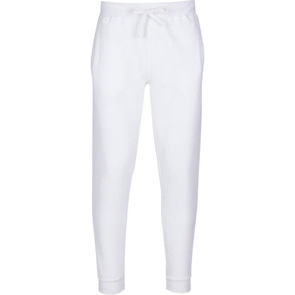 Three Layer - Fleece Joggers - White