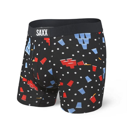 SAXX Vibe Black Beer Champs Boxer Brief