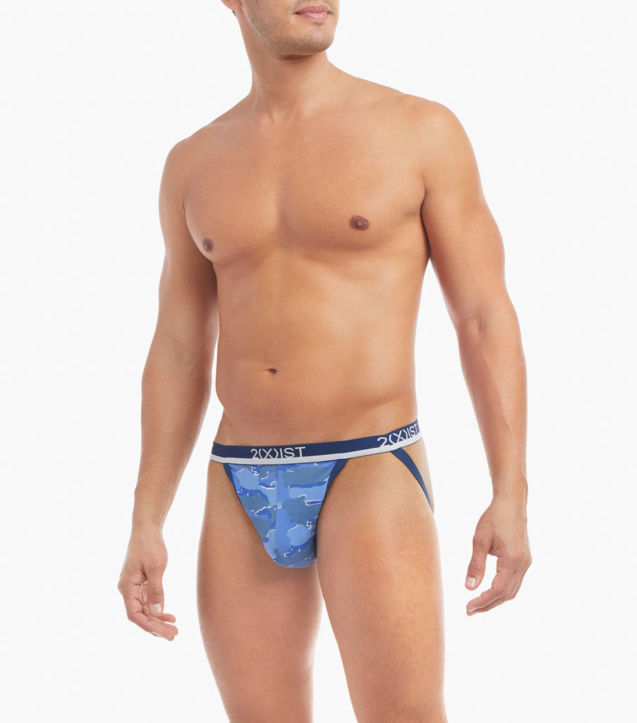 2(x)ist - Cotton Stretch Jockstrap 4-Pack - Multicolor