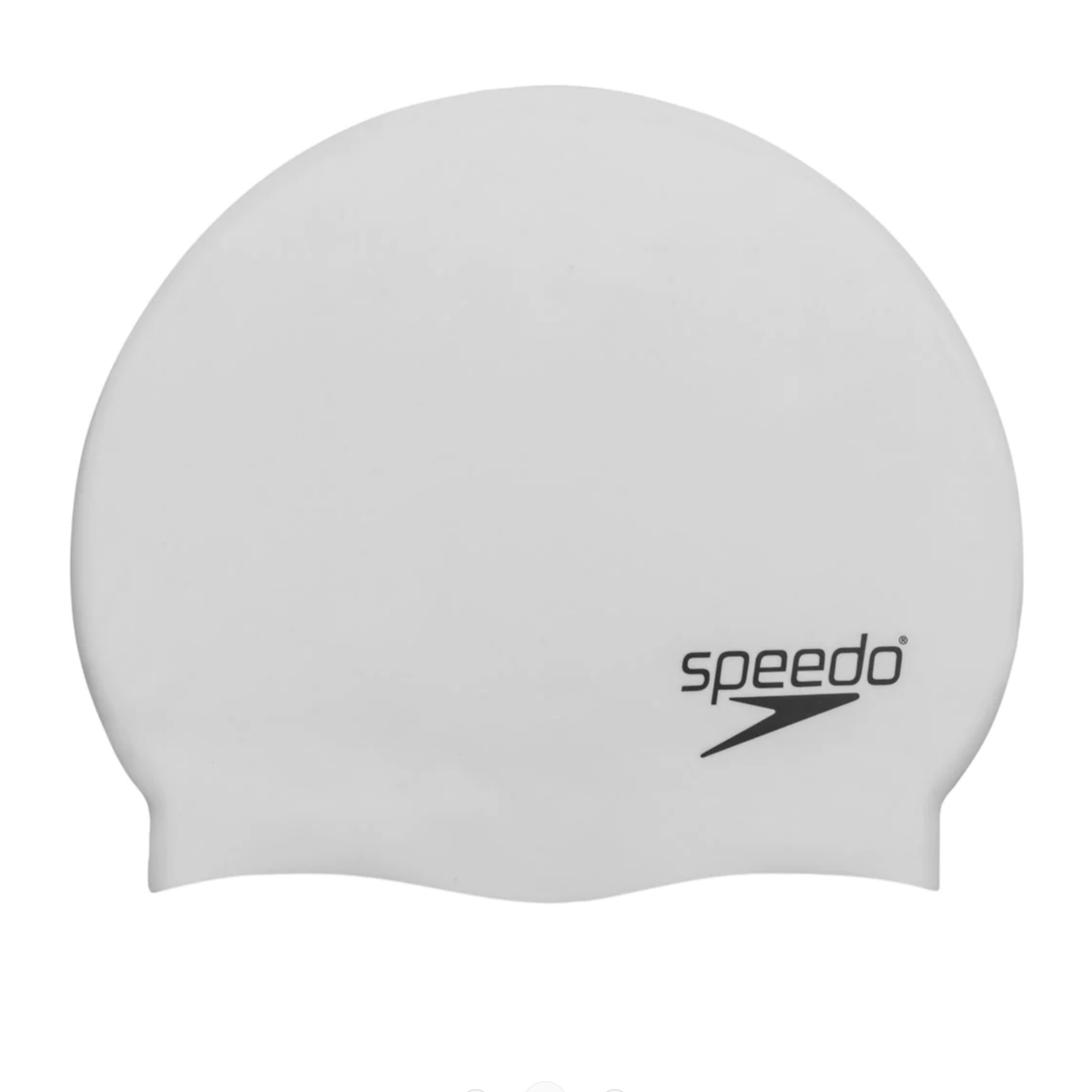 Speedo - Elastomeric Solid Silicone Swim Cap - White