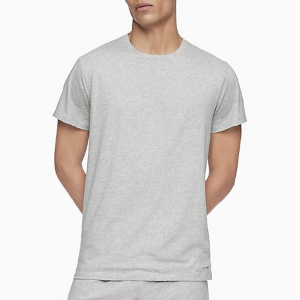 Calvin Klein - 5-Pack Cotton Classics Crew Neck T-Shirt - Wt/Gry/Bk
