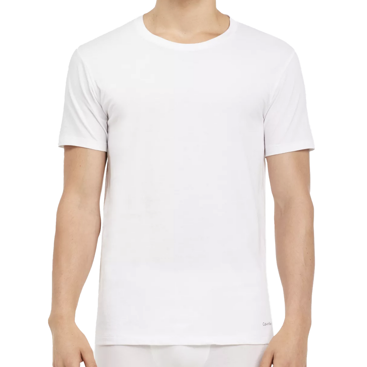Calvin Klein - 5-Pack Cotton Classics Crew Neck T-Shirt - Wt/Gry/Bk