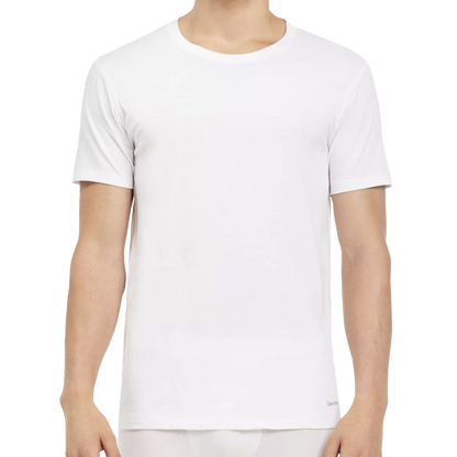 Calvin Klein - 5-Pack Cotton Classics Crew Neck T-Shirt - Wt/Gry/Bk