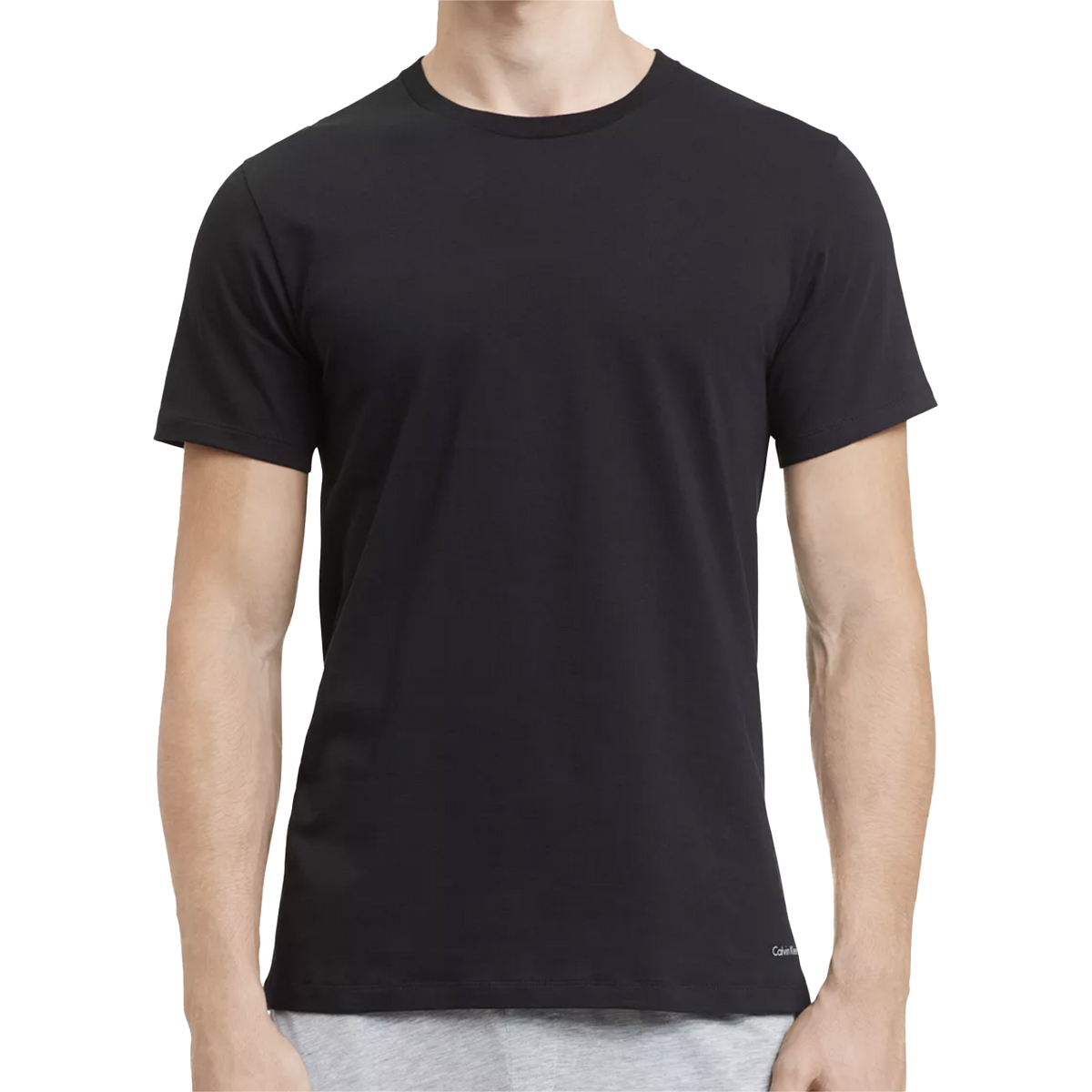 Calvin Klein - 5-Pack Cotton Classics Crew Neck T-Shirt - Wt/Gry/Bk