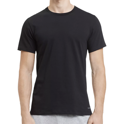 Calvin Klein - 5-Pack Cotton Classics Crew Neck T-Shirt - Wt/Gry/Bk