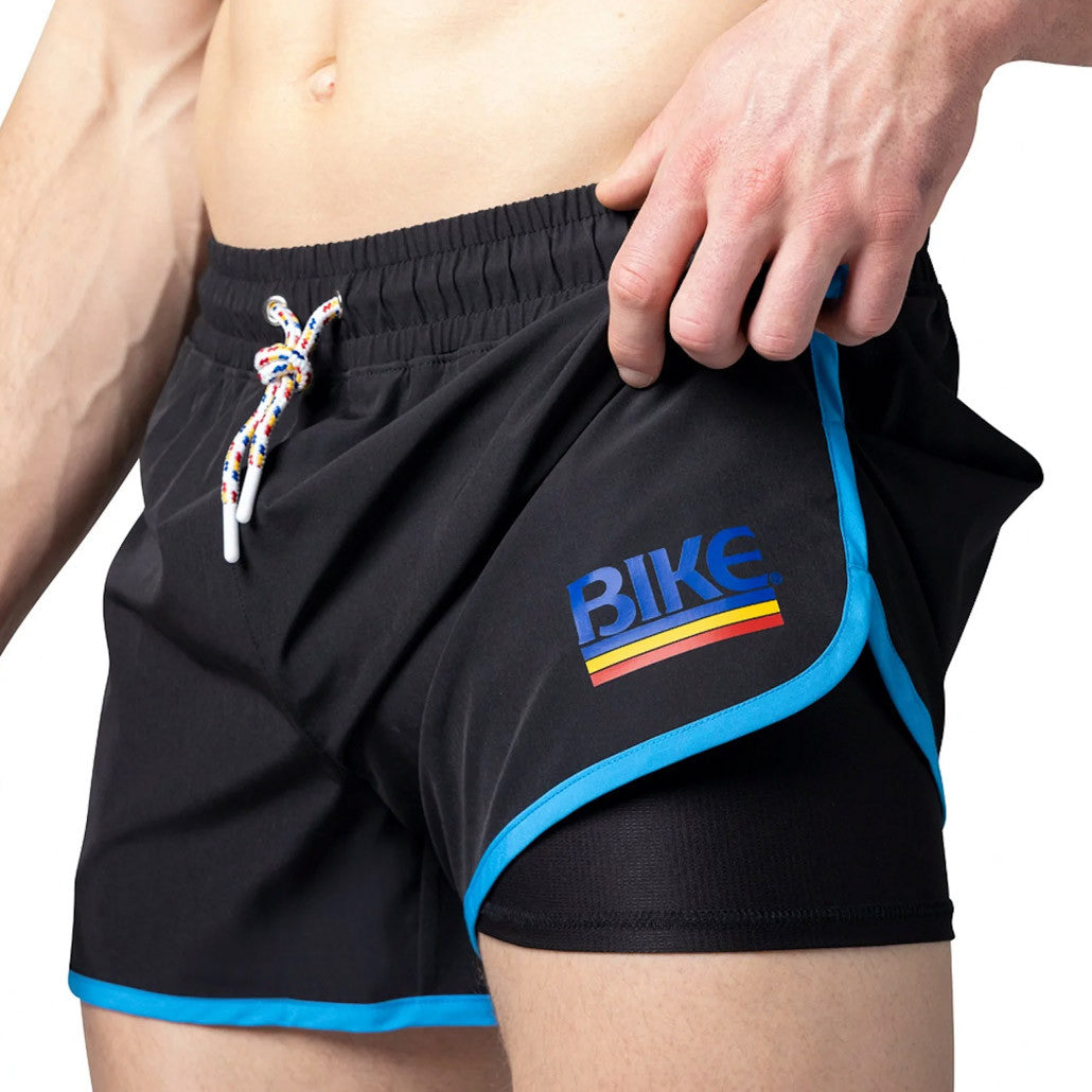 Bike - Stretch Track Short - Black