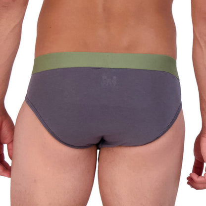 Wood - Modal Hip Brief - Iron