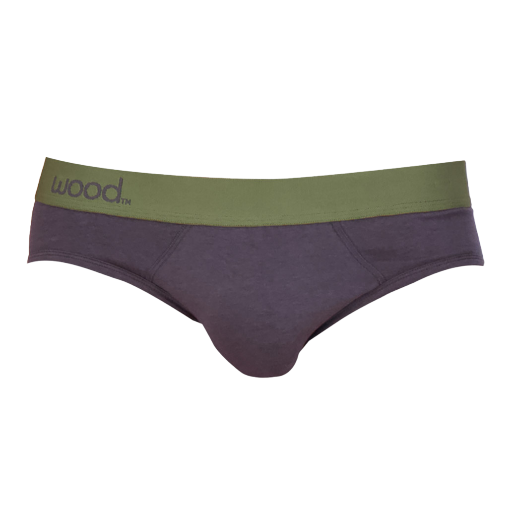 Wood - Modal Hip Brief - Iron