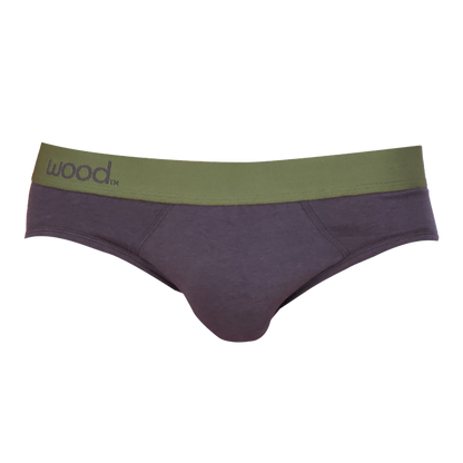 Wood - Modal Hip Brief - Iron