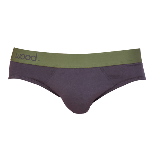 Wood - Modal Hip Brief - Iron