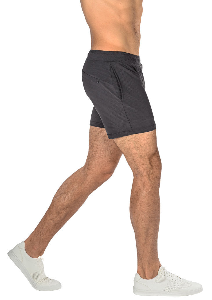 St33le - 1466 Performance Gym Shorts - Charcoal