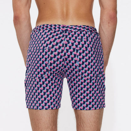 St33le Limited Edition 5" Stretch Knit Shorts - Cylinder Shadow