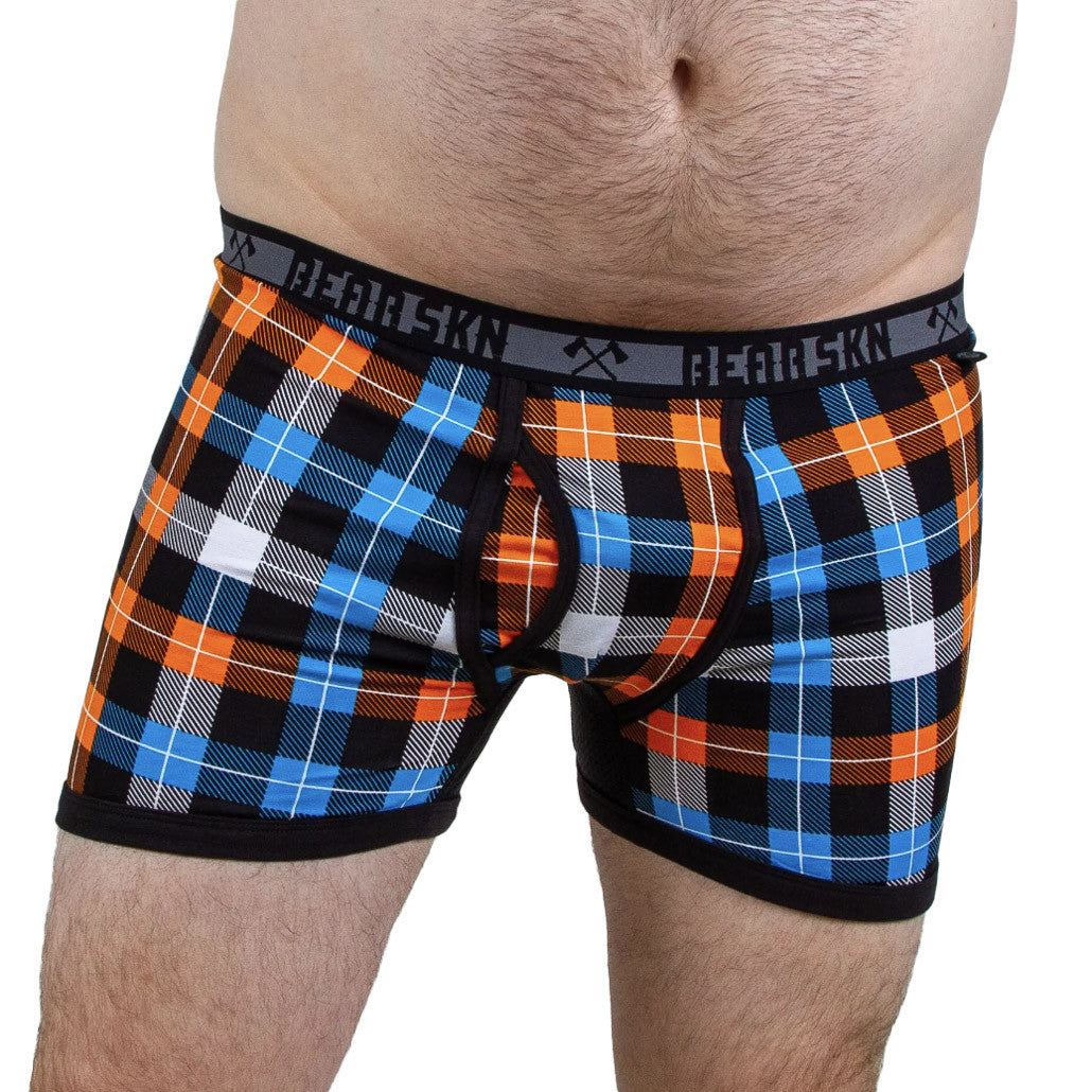 BEAR SKN - Bamboo Boxer Brief - Autumn Backwoods